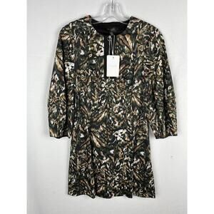 $359 Ted Baker Holily Urban Printed Mini Dress Size 4 US